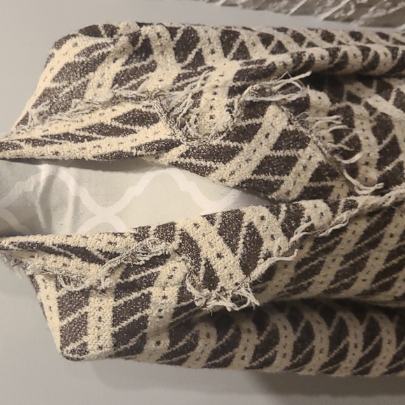 Katherine Barclay Aztec wool blend sweater jacket - Picture 3 of 5